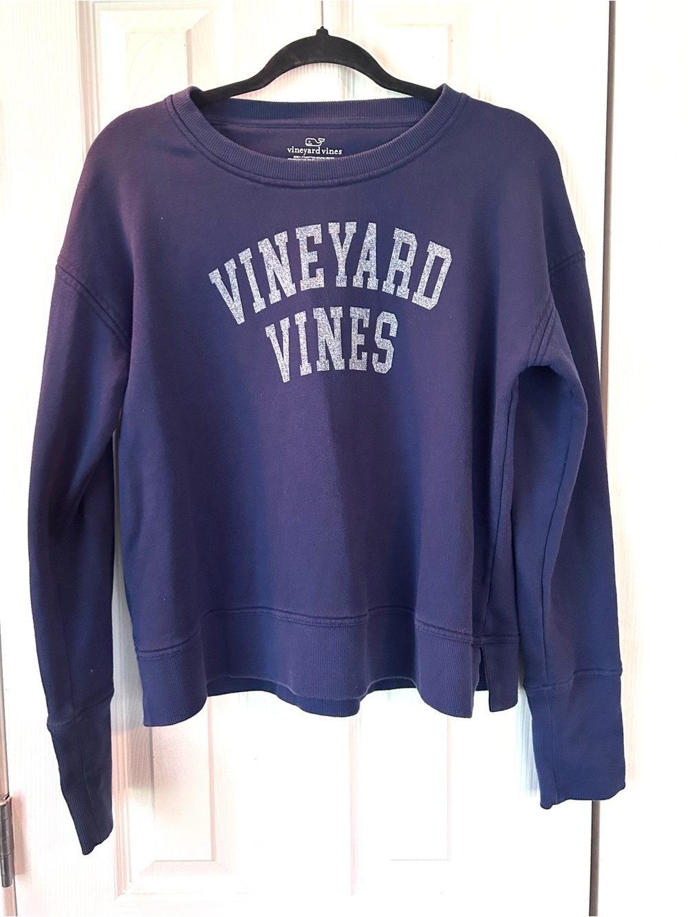 Vineyard Vines Women’s Navy Logo Crewneck Sweatshirt Size Small